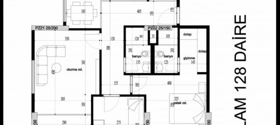 Apartamento de 2 habitaciónes en Erdemli, Turkey No. 29976 20