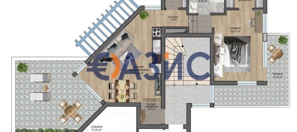 1 chambre Appartement à Byala, Bulgaria No. 469 43