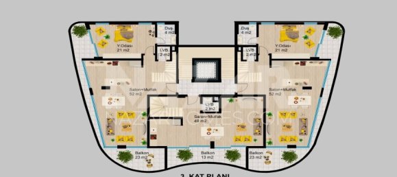 Apartment 2+1 in Alanya, Turkey No. 14453 11
