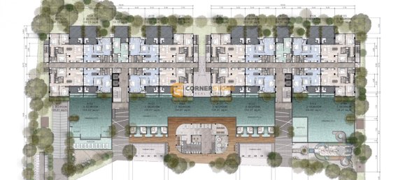 Eigentumswohnung in Pattaya, Thailand 134m², Nr. 26081 8