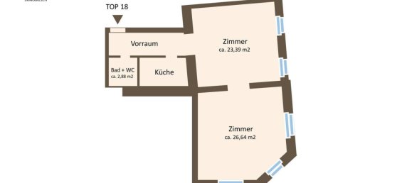 2 rooms Apartment in Hernals, Austria No. 29190 12