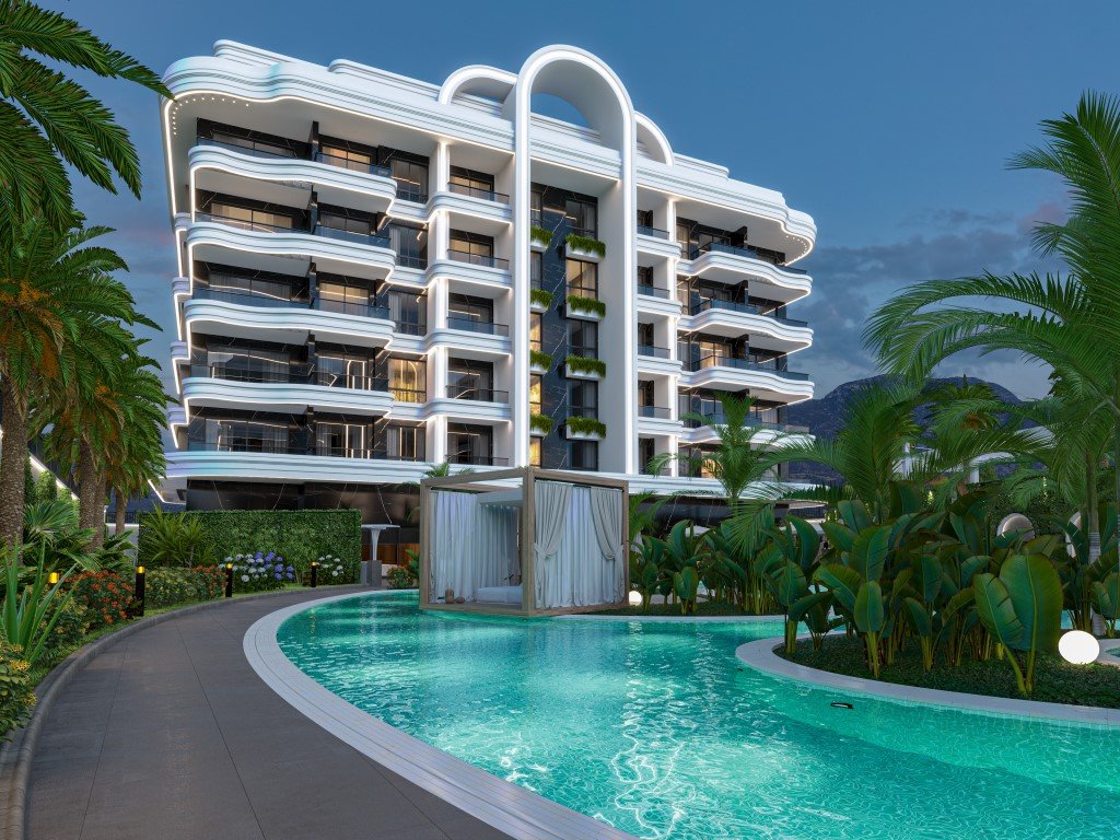 Wohnung 1+1 in Alanya, Turkey, Nr. 13610