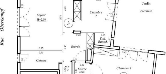 3 Schlafzimmer Wohnung in Paris, France, Nr. 172757 7