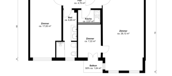 2 غرف نوم شقة في Friedrichshain, Germany رقم 83576 12