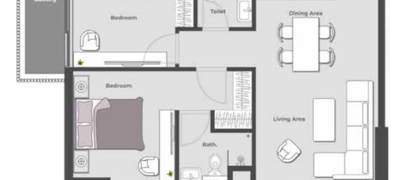 2 Schlafzimmer Wohnung in Dubai, UAE, Nr. 101932 17