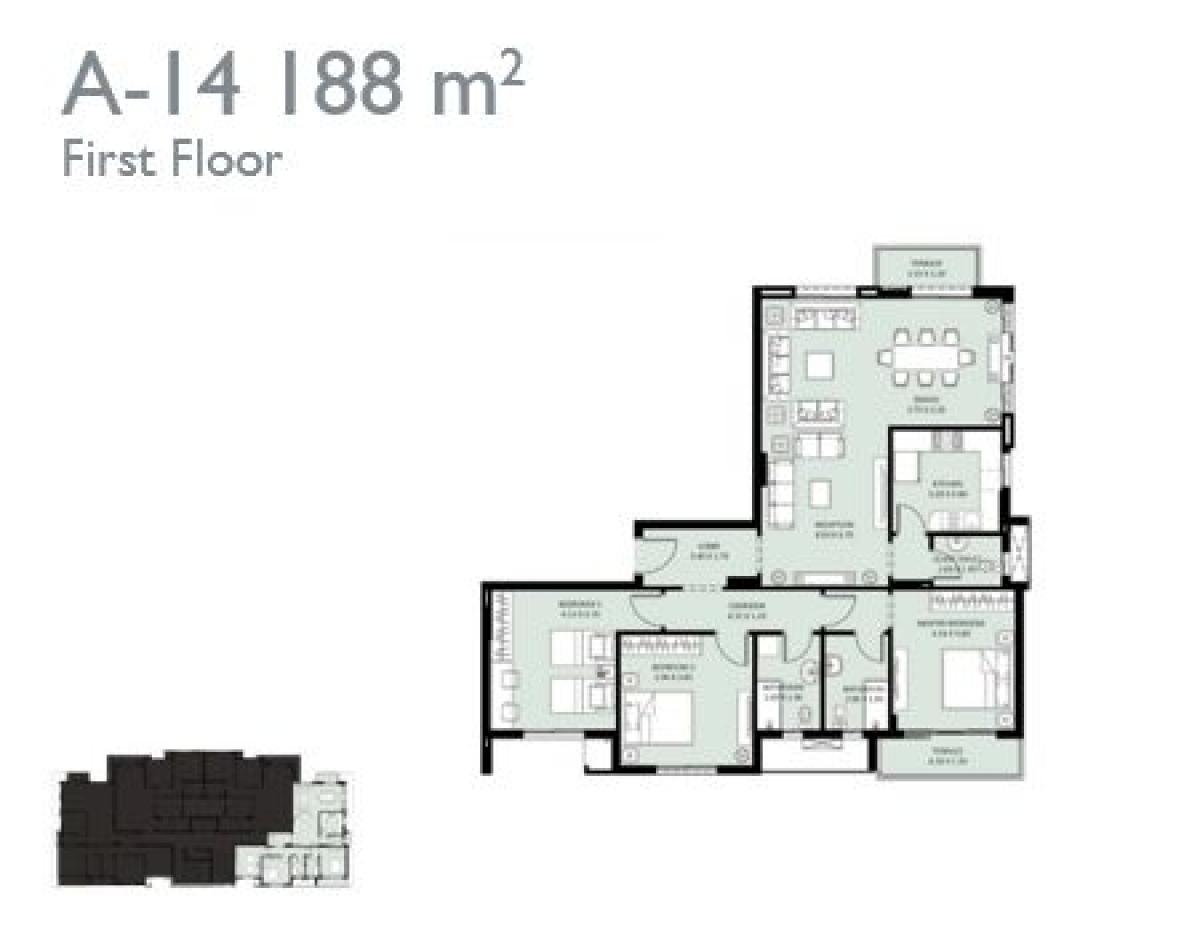 3 chambres Condo à New Capital City, Egypt No. 2329