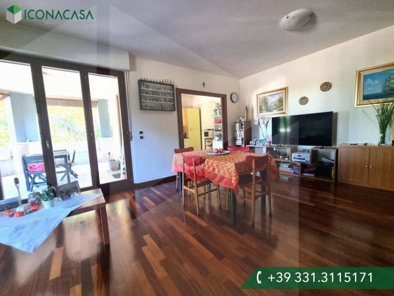 Квартира с 4 комнатами в Монтесильвано, Италия № 31467