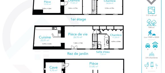 Вилла с 3 спальнями в Кезарвиль-Доссенвиль, Франция № 254031 12