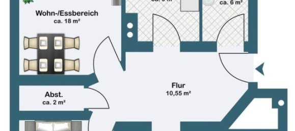 Квартира с 3 спальнями в Франкфурт на Майне, Германия № 277698 11