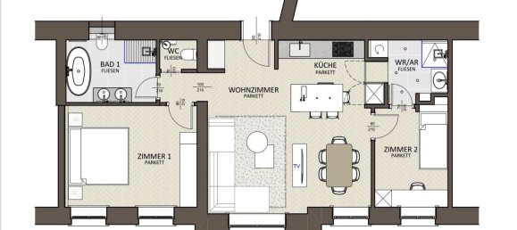 3 rooms Apartment in Wieden, Austria No. 99241 10