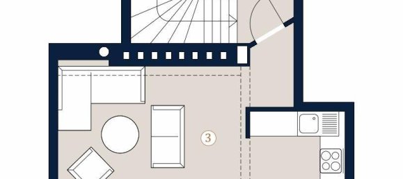 2 rooms Duplex in Margareten, Austria No. 218 6