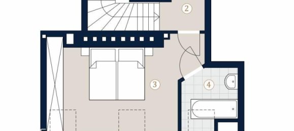 2 rooms Duplex in Margareten, Austria No. 218 7