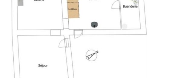 Apartamento de 2 dormitorios en Jura, France No. 315838 14