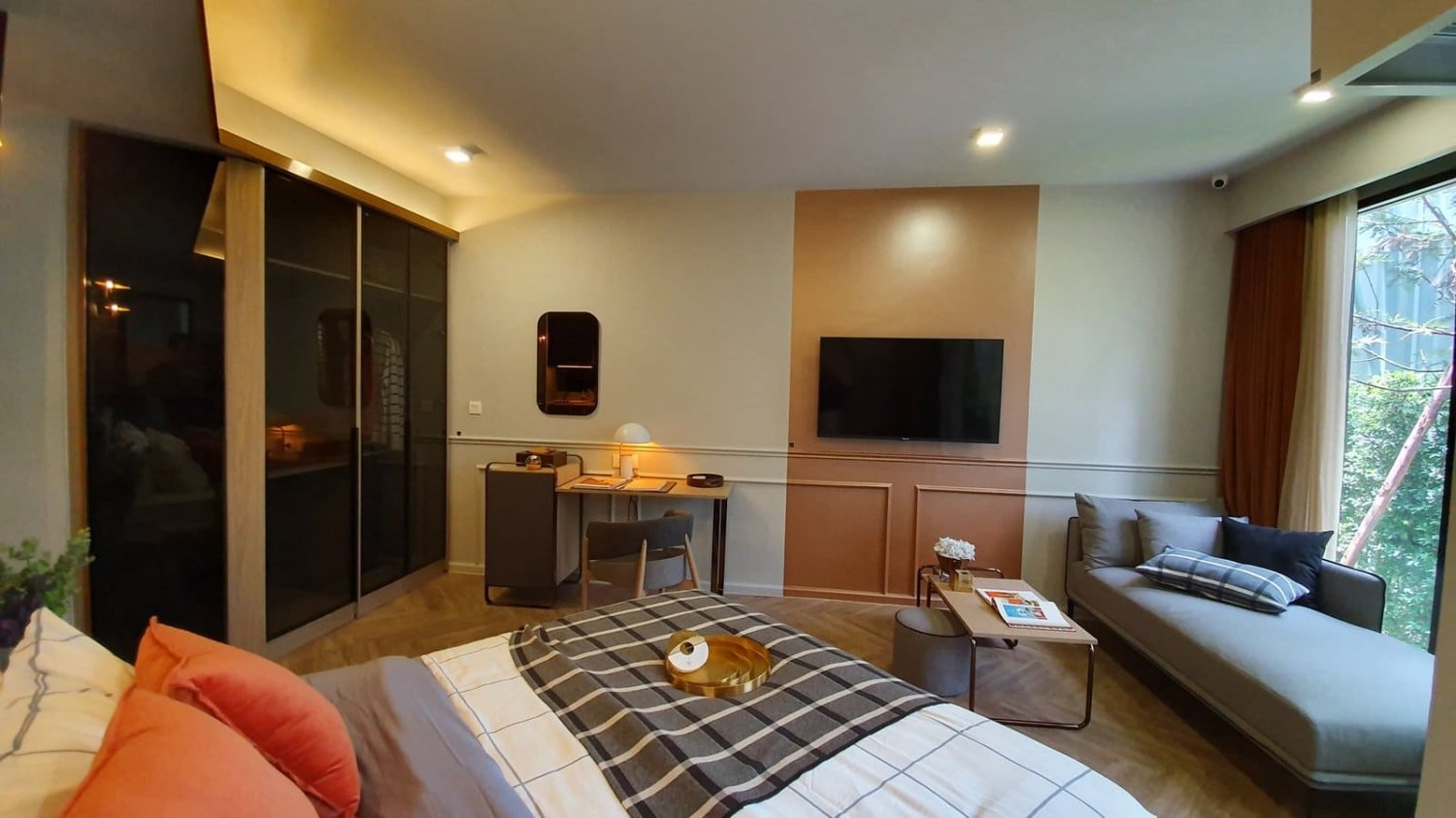 Apartamento com 1 quarto em condomínio em CHAPTER CHULA-SAMYAN Bangkok, Thailand N.º 28024