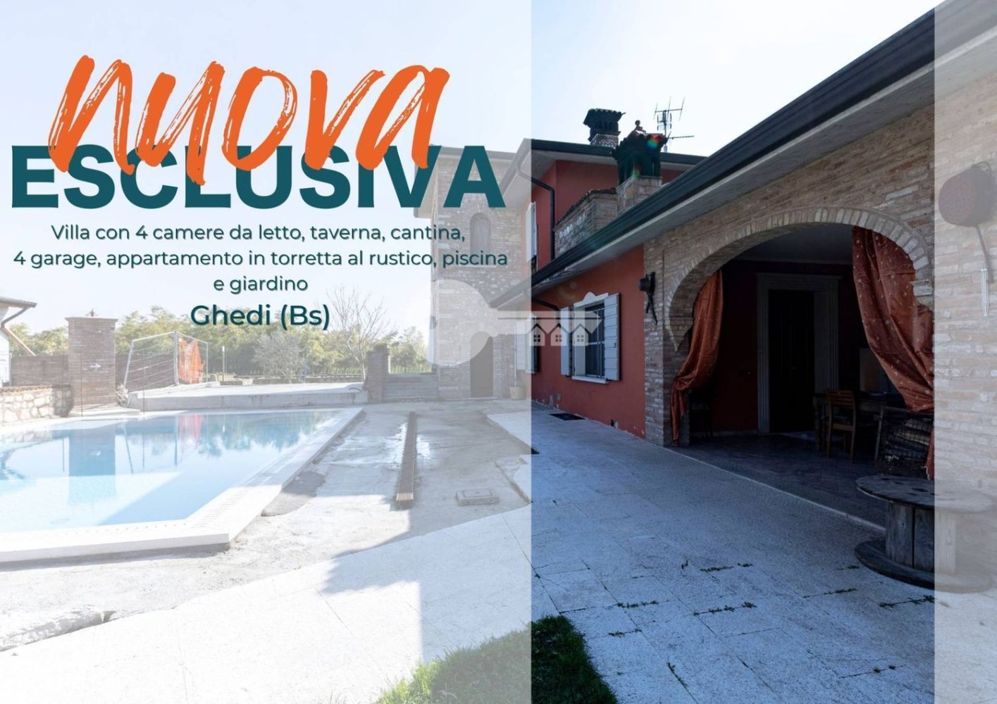 Вилла с 6 комнатами в Геди, Италия № 211665