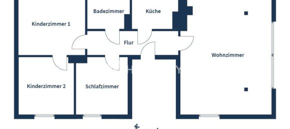 Apartamento de 3 dormitorios en Oberhausen, Germany No. 8309 14