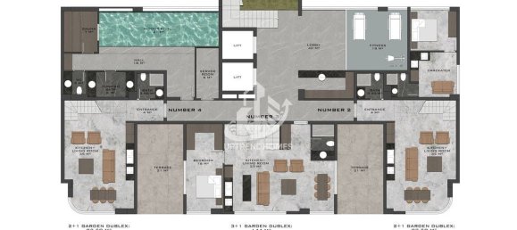 Appartement 1+1 à Kestel, Turkey No. 5072 15