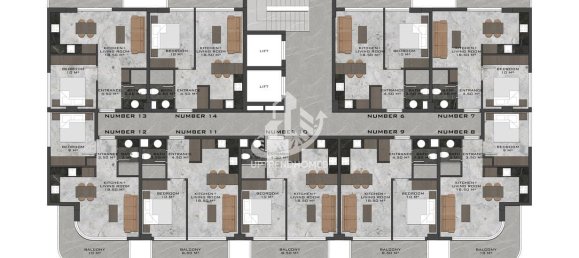 Appartement 1+1 à Kestel, Turkey No. 5072 17