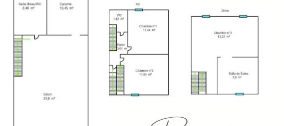 3 Schlafzimmer Haus in La Chapelle-Saint-Sulpice, France, Nr. 161643 15