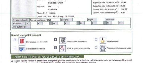 4-salle Appartement à Pescorocchiano, Italy No. 35121 59