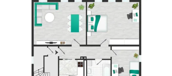 2 chambres Maison de ville à Hildburghausen, Germany No. 173382 18