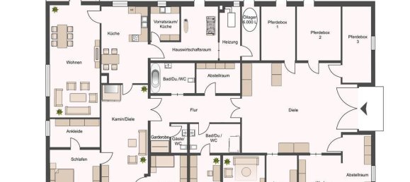 6غرفة مزرعة في Nienburg, Germany رقم 225865 7