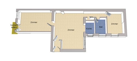 3-Zimmer Wohnung in Mitte, Germany, Nr. 271557 7