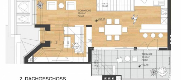 2-Zimmer Penthouse in Währing, Austria, Nr. 195076 13