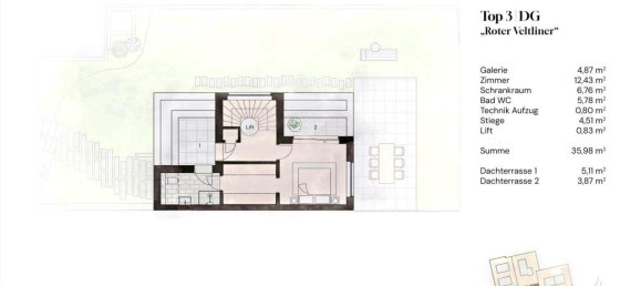 5 rooms Castles in Klosterneuburg, Austria No. 183279 7