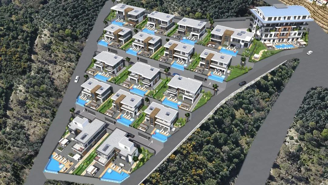 Villa 3+1 in Alanya, Turkey No. 26766