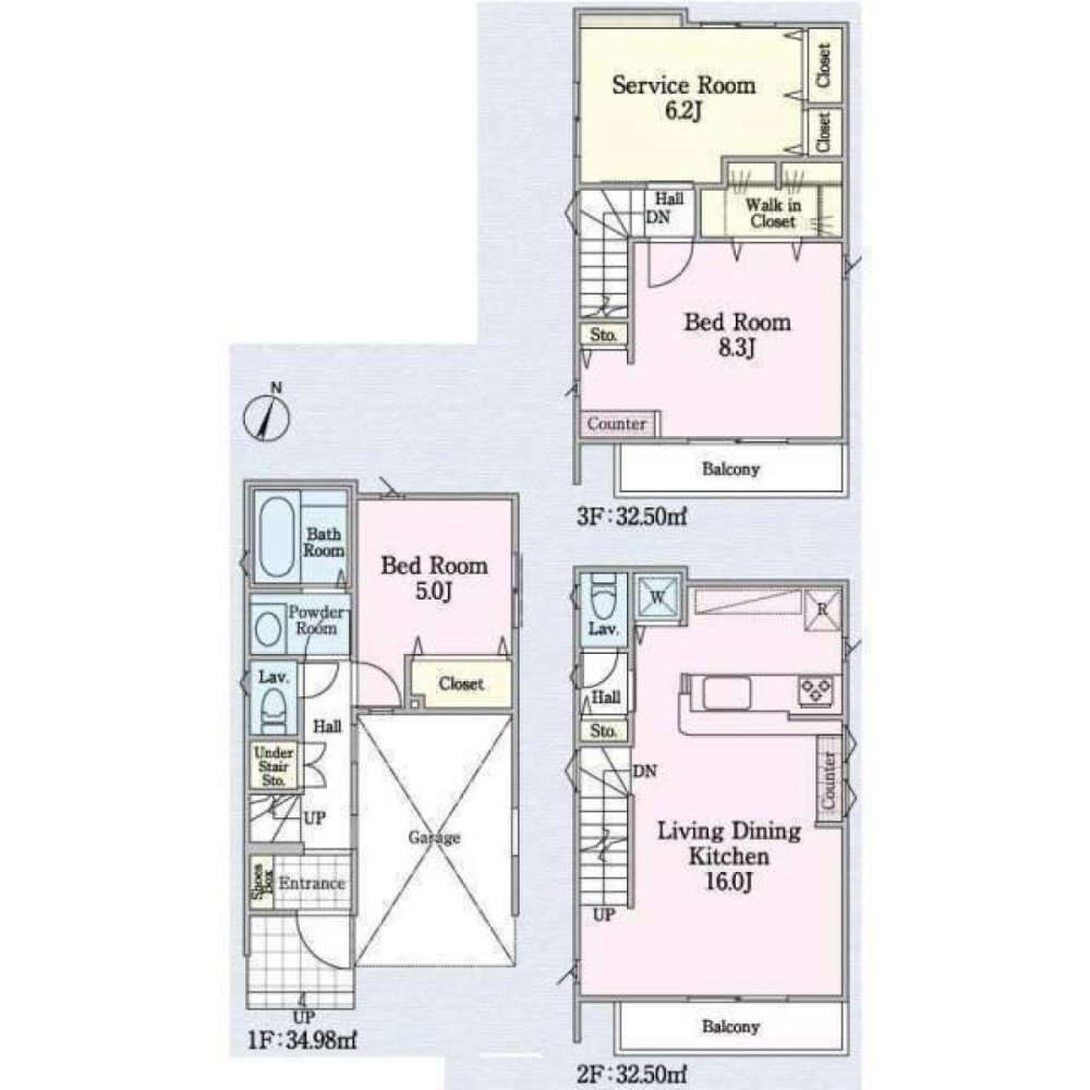 2 bedrooms House in Saitama, Japan No. 5541
