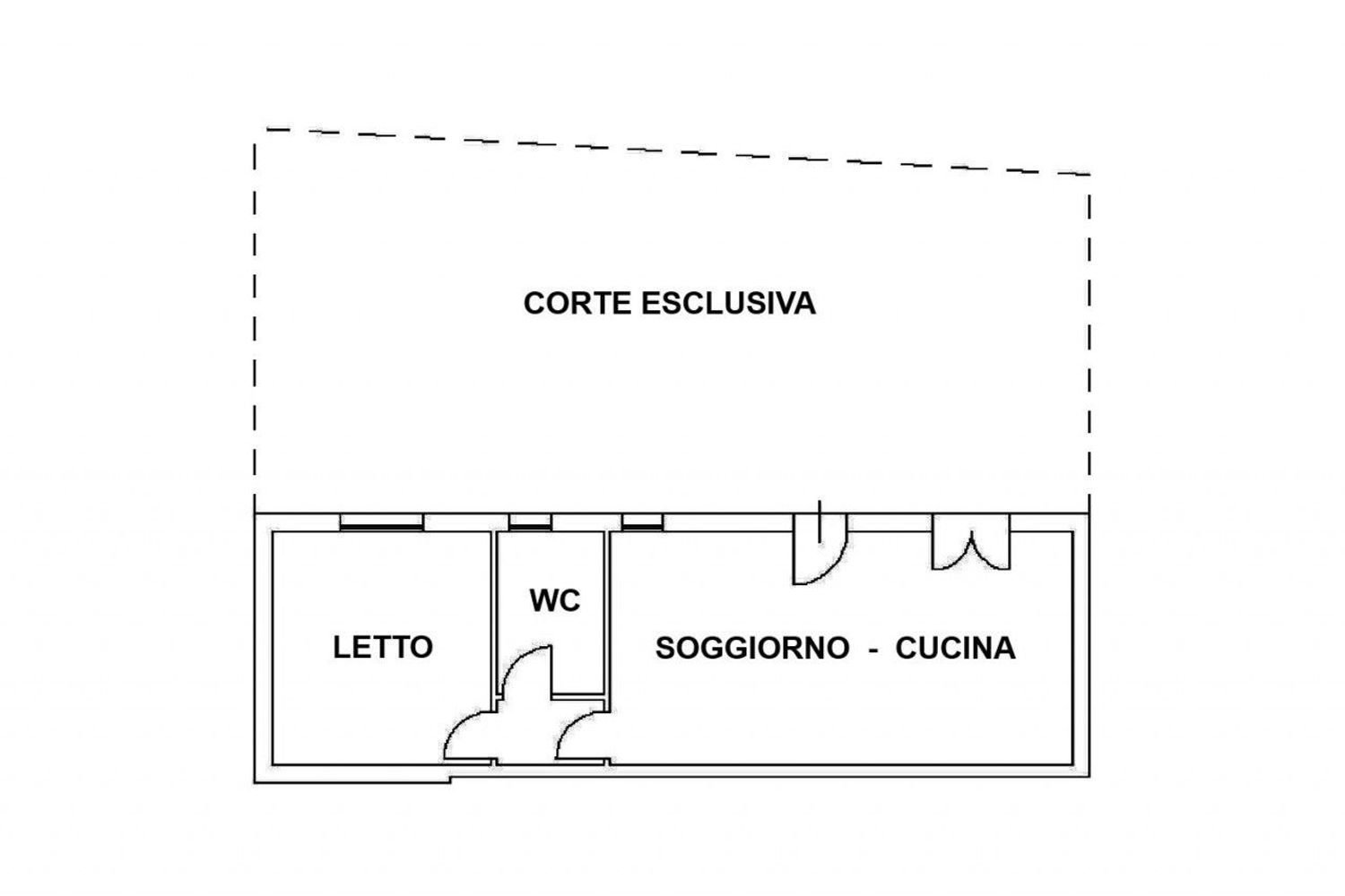 Квартира с 2 комнатами в Фратта Полезине, Италия № 53986