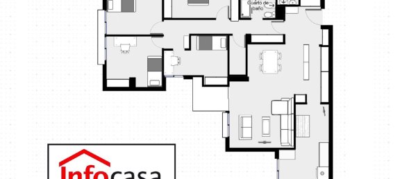 4 bedrooms Apartment in Madrid, Spain No. 93425 46