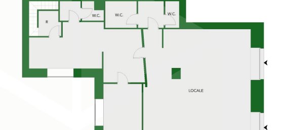 Коммерческая недвижимость с 1 комнатой в Бари, Италия № 18771 12