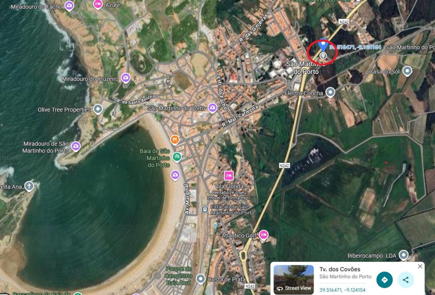  Land in Sao Martinho do Porto, Portugal No. 251284