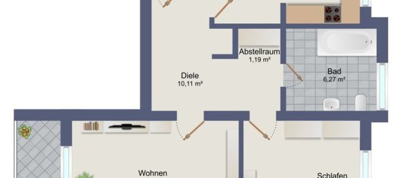 2-salle Appartement à Bad Tolz-Wolfratshausen, Germany No. 232848 12