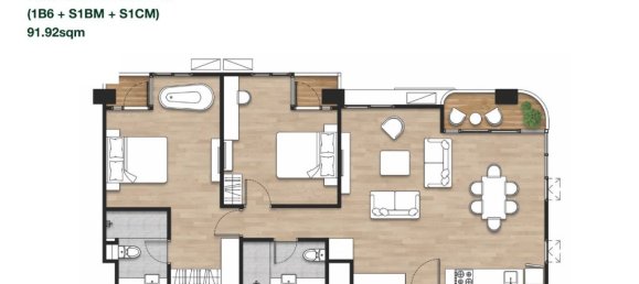 2 bedrooms Condo in Bang Sare, Thailand No. 12167 4