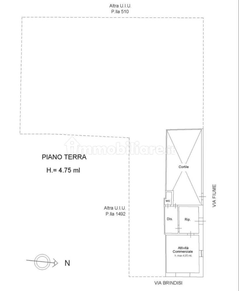81m² Commercial property in San Pietro Vernotico, Italy No. 339917