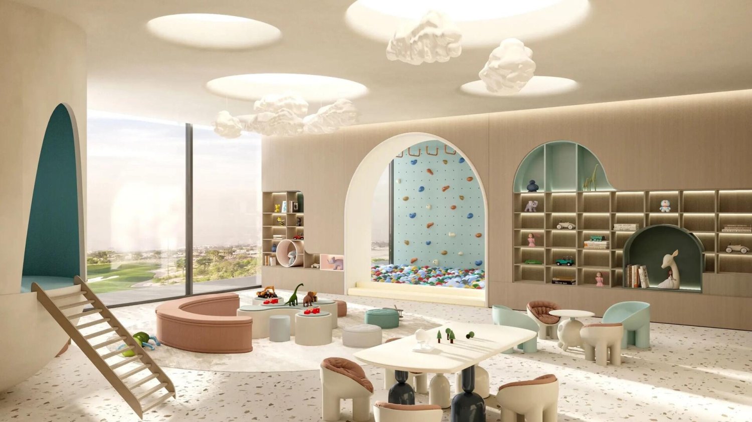 1 غرف نوم شقة في The Place, Dubai Sports City, UAE رقم 62912