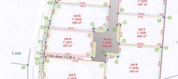 453m² Land in Neuille-Pont-Pierre, France No. 308414 4