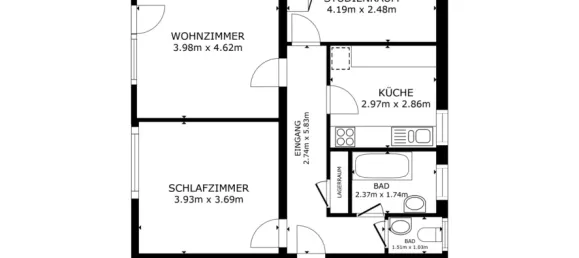 2 bedrooms Apartment in Markischer, Germany No. 361479 3