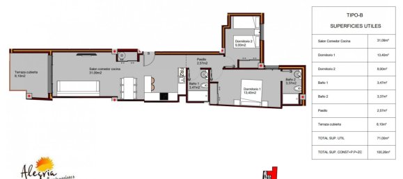 2 Schlafzimmer Wohnung in Torrevieja, Spain, Nr. 9674 27