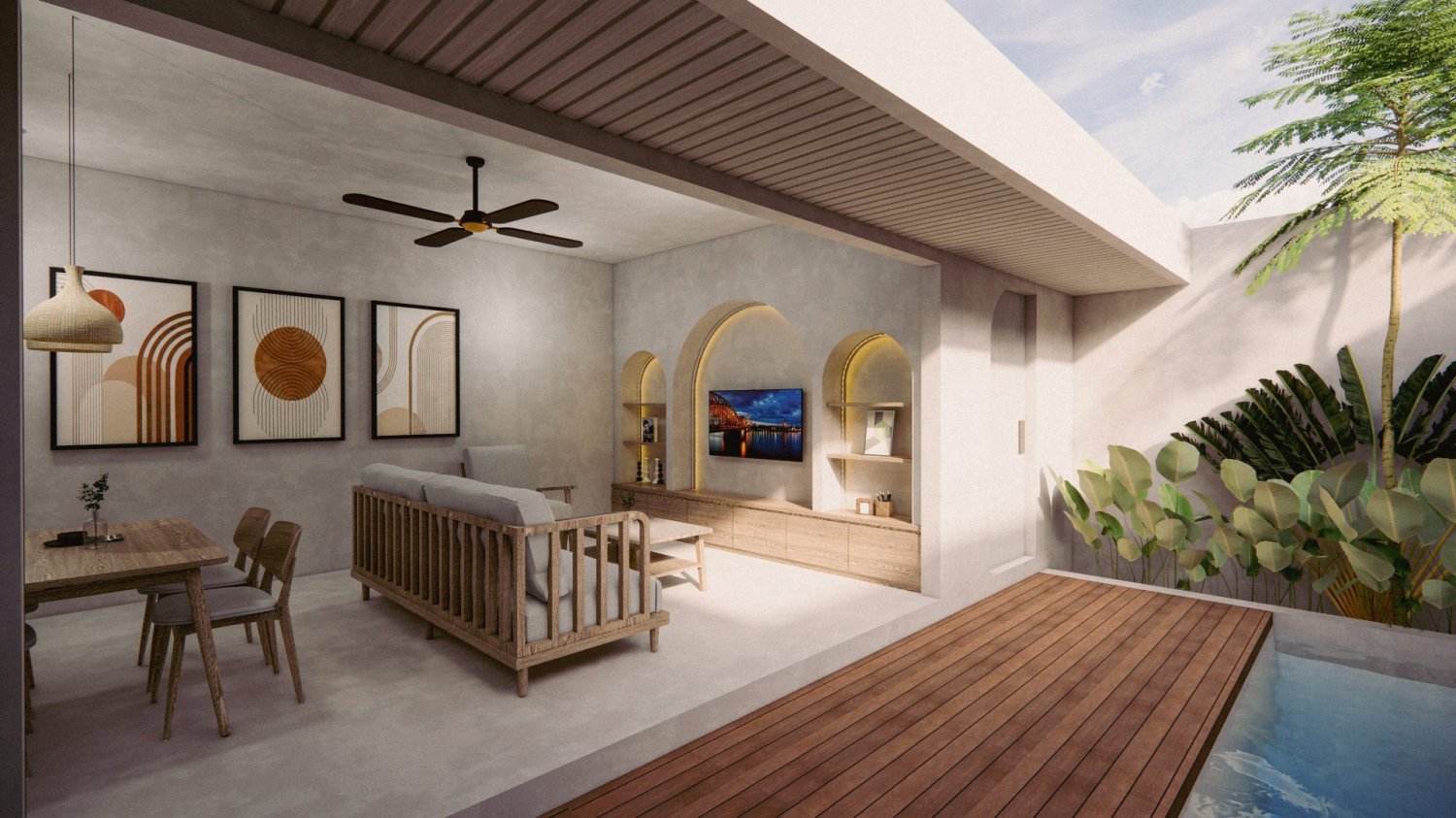 2 chambres villa à vendre à Jimbaran, Badung, Bali, Indonesia № 2533