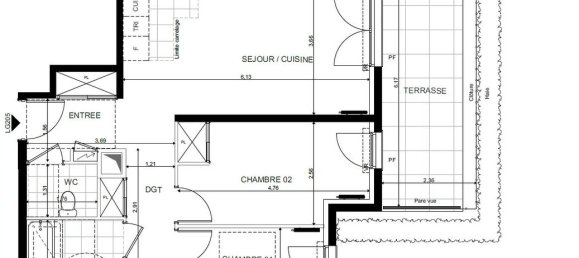 Apartamento de 2 dormitorios en Villejuif, France No. 183066 2