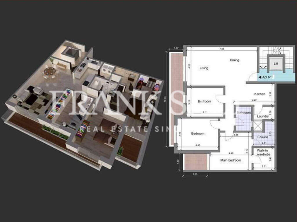 3 bedrooms Apartment in Swieqi, Malta No. 7258