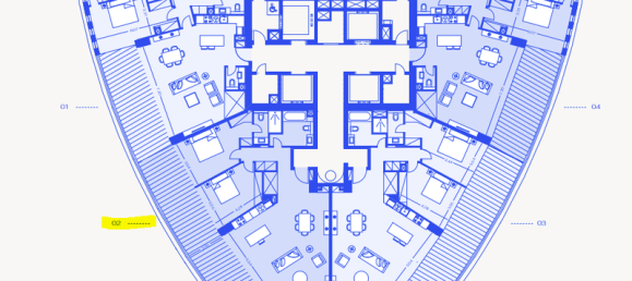 Квартира с 2 спальнями в Лимассол, Кипр № 14048 2