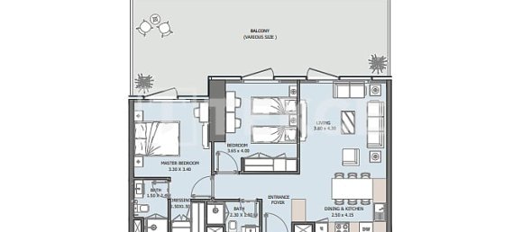 4 dormitorios apartamento en venta en Al Reem Island, Abu Dhabi, UAE № 181772 3