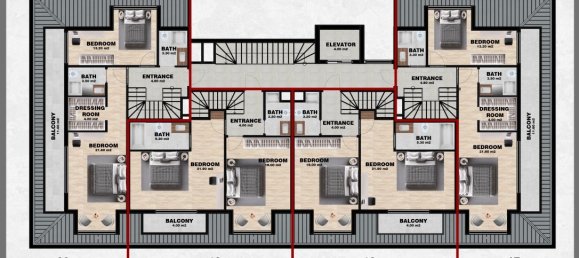 3 rooms Apartment in Cikcilli, Turkey No. 9644 25