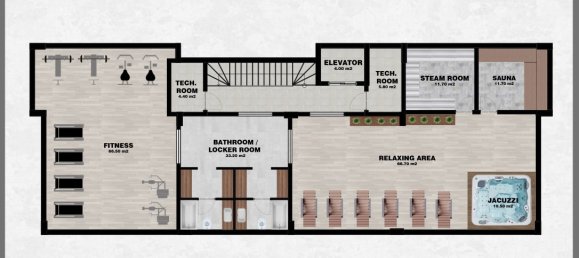 3 rooms Apartment in Cikcilli, Turkey No. 9644 22