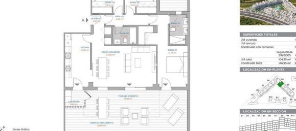 Apartamento T3 em Malaga, Spain N.º 189628 9